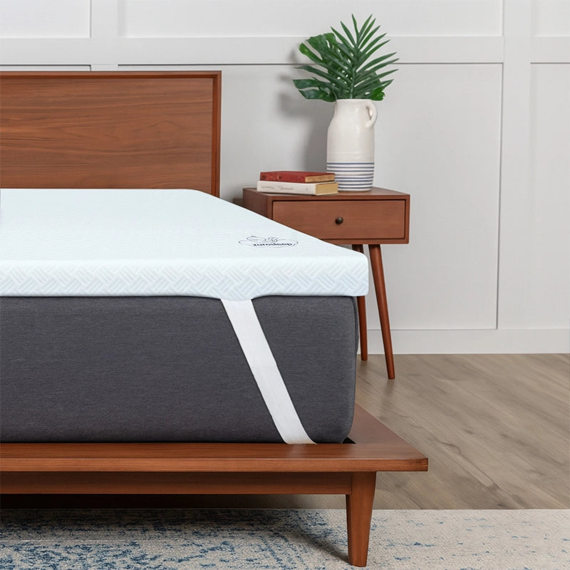 2 Inch Cooled Mattress Topper Double Memory Foam