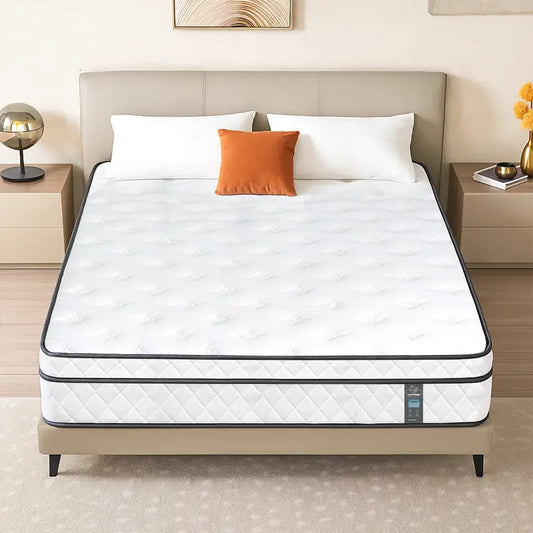 10 Inch Hybrid Mattress in a Box – Gel Foam & Pocket Springs