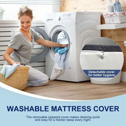 8″ Memory Foam Orthopedic Mattress in a Box – Pressure Relief & Support