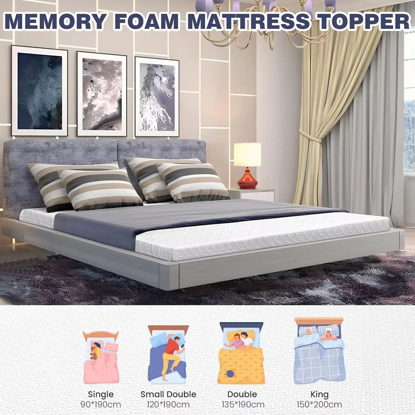 Premium Mattress Topper Range for Enhanced Comfort and Support